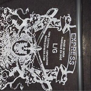Express Gray Large T-Shirt